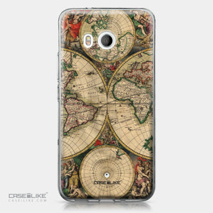 HTC U11 case World Map Vintage 4607 | CASEiLIKE.com