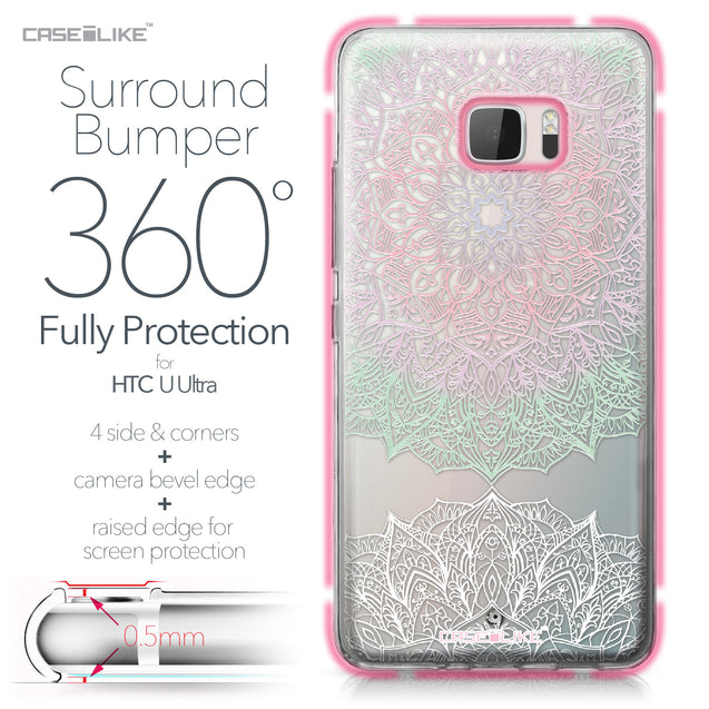 HTC U Ultra case Mandala Art 2092 Bumper Case Protection | CASEiLIKE.com