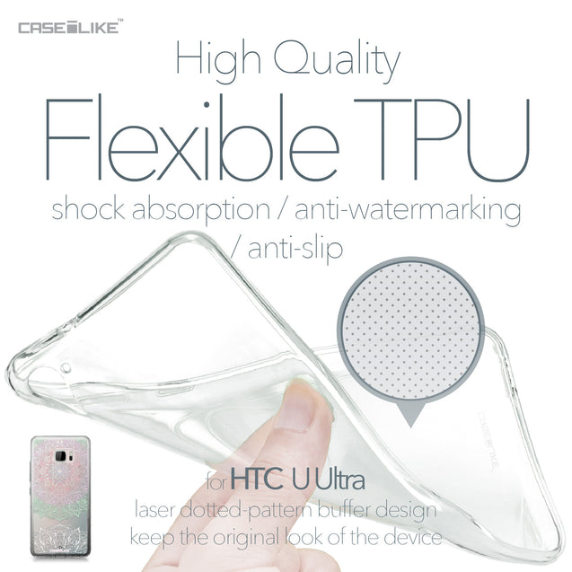 HTC U Ultra case Mandala Art 2092 Soft Gel Silicone Case | CASEiLIKE.com