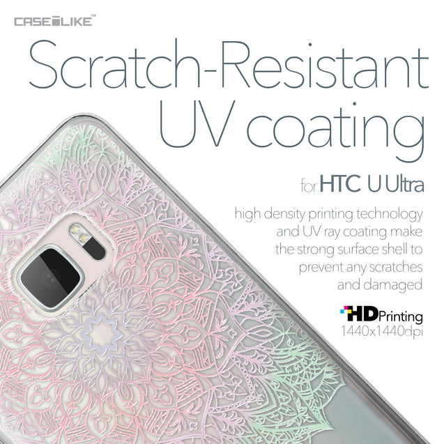 HTC U Ultra case Mandala Art 2092 with UV-Coating Scratch-Resistant Case | CASEiLIKE.com