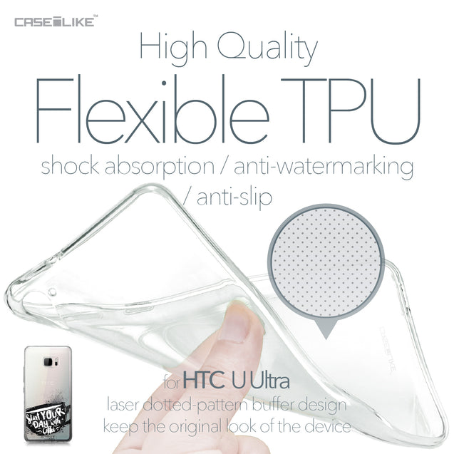 HTC U Ultra case Quote 2402 Soft Gel Silicone Case | CASEiLIKE.com