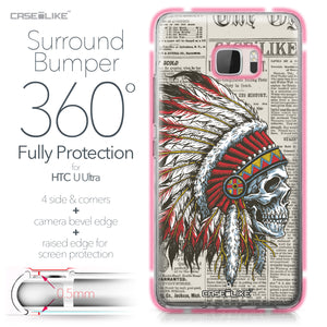 HTC U Ultra case Art of Skull 2522 Bumper Case Protection | CASEiLIKE.com