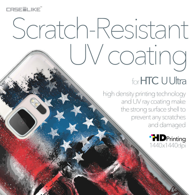 HTC U Ultra case Art of Skull 2532 with UV-Coating Scratch-Resistant Case | CASEiLIKE.com