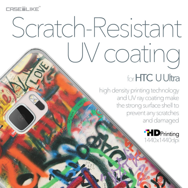 HTC U Ultra case Graffiti 2721 with UV-Coating Scratch-Resistant Case | CASEiLIKE.com