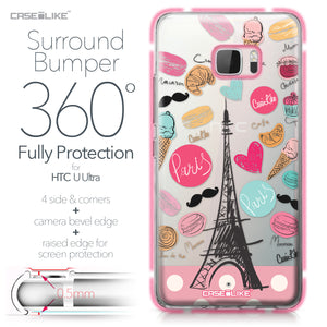 HTC U Ultra case Paris Holiday 3904 Bumper Case Protection | CASEiLIKE.com