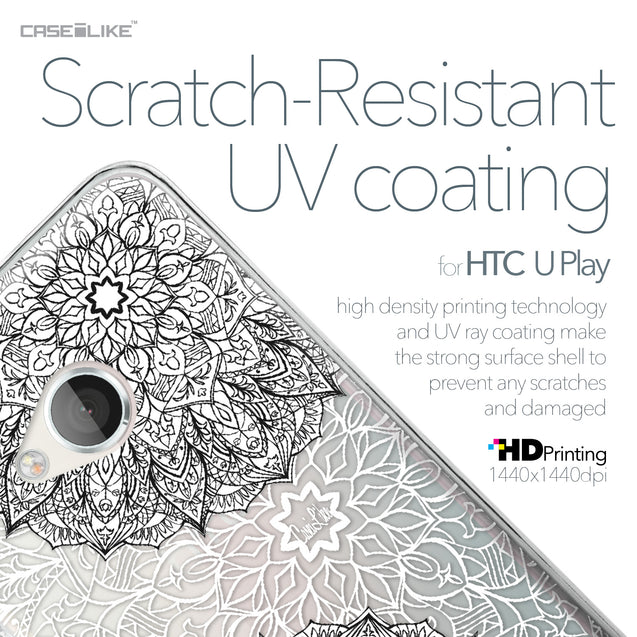 HTC U Play case Mandala Art 2093 with UV-Coating Scratch-Resistant Case | CASEiLIKE.com