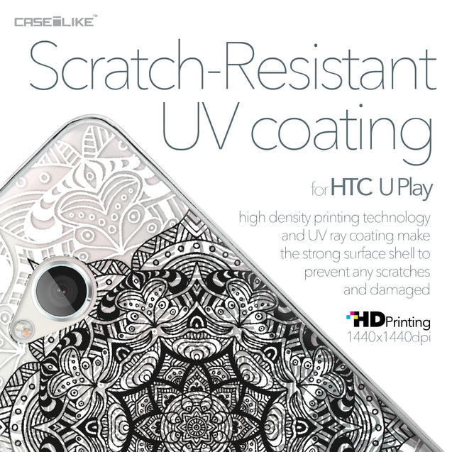 HTC U Play case Mandala Art 2097 with UV-Coating Scratch-Resistant Case | CASEiLIKE.com