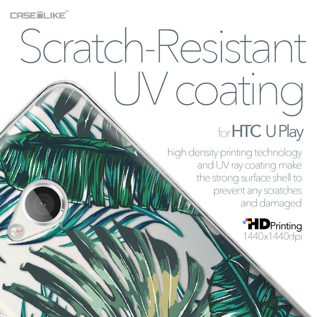 HTC U Play case Tropical Palm Tree 2238 with UV-Coating Scratch-Resistant Case | CASEiLIKE.com