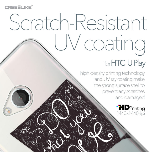 HTC U Play case Quote 2400 with UV-Coating Scratch-Resistant Case | CASEiLIKE.com
