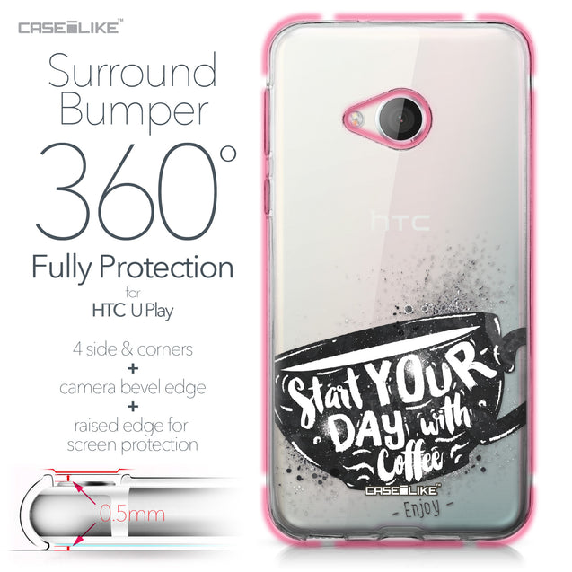 HTC U Play case Quote 2402 Bumper Case Protection | CASEiLIKE.com