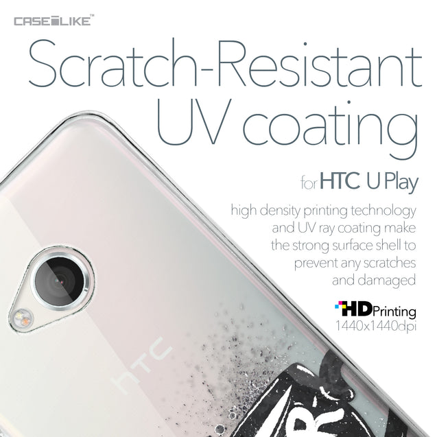 HTC U Play case Quote 2402 with UV-Coating Scratch-Resistant Case | CASEiLIKE.com