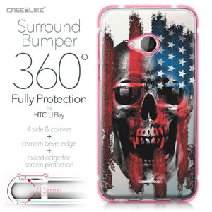 HTC U Play case Art of Skull 2532 Bumper Case Protection | CASEiLIKE.com