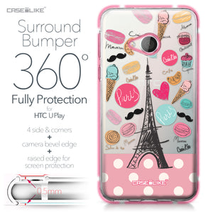 HTC U Play case Paris Holiday 3904 Bumper Case Protection | CASEiLIKE.com