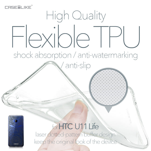 HTC U11 Life case Mandala Art 2304 Soft Gel Silicone Case | CASEiLIKE.com