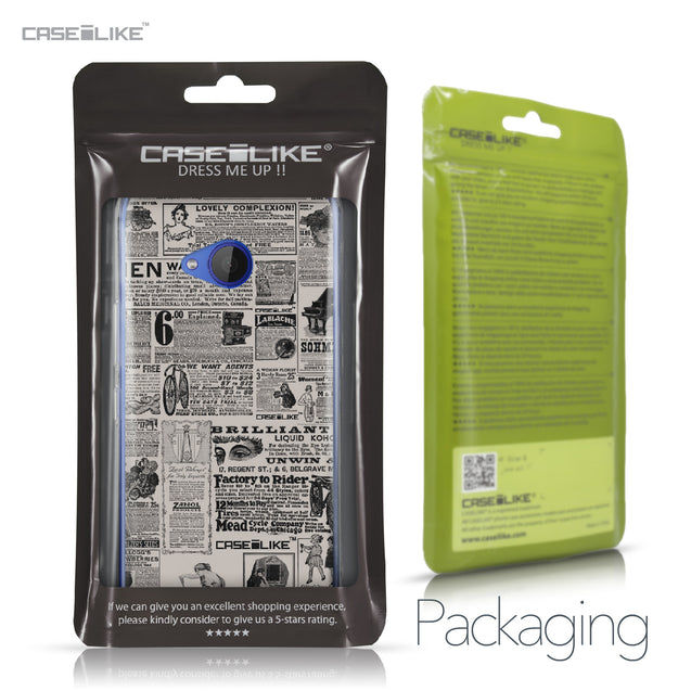 HTC U11 Life case Vintage Newspaper Advertising 4818 Retail Packaging | CASEiLIKE.com