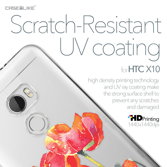 HTC One X10 case Watercolor Floral 2230 with UV-Coating Scratch-Resistant Case | CASEiLIKE.com