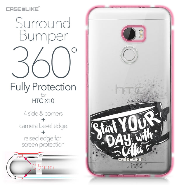 HTC One X10 case Quote 2402 Bumper Case Protection | CASEiLIKE.com