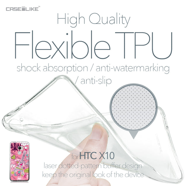 HTC One X10 case Paris Holiday 3905 Soft Gel Silicone Case | CASEiLIKE.com