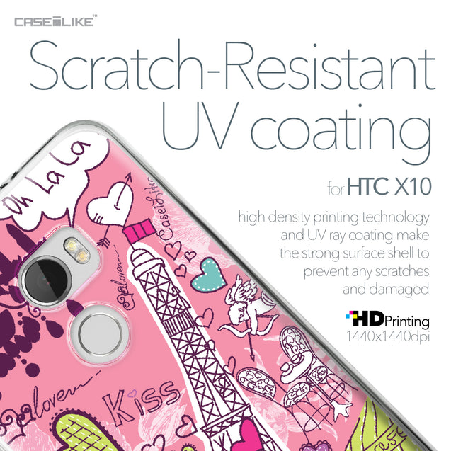 HTC One X10 case Paris Holiday 3905 with UV-Coating Scratch-Resistant Case | CASEiLIKE.com