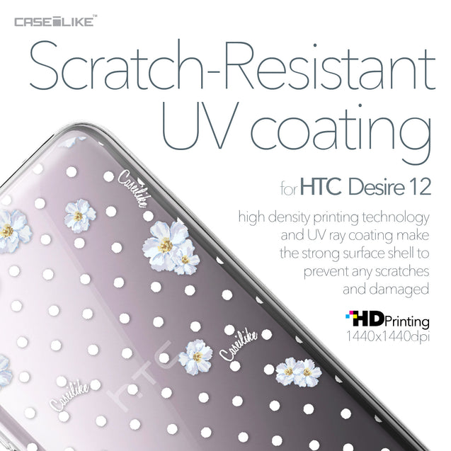 HTC Desire 12 case Watercolor Floral 2235 with UV-Coating Scratch-Resistant Case | CASEiLIKE.com