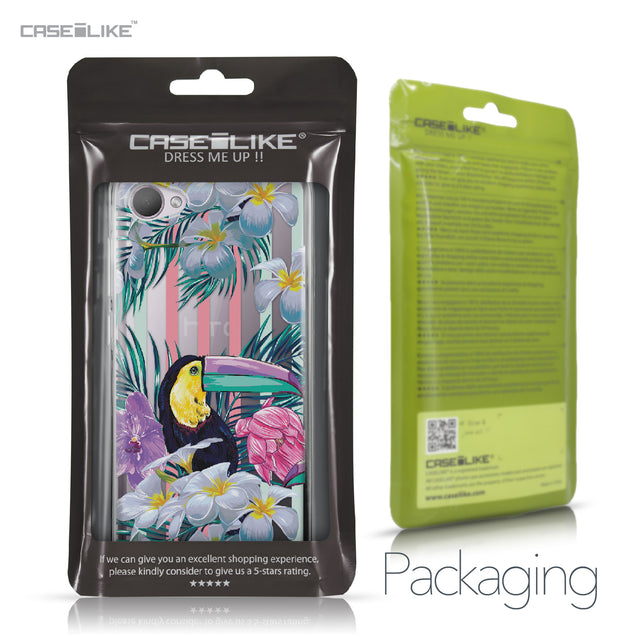 HTC Desire 12 case Tropical Floral 2240 Retail Packaging | CASEiLIKE.com