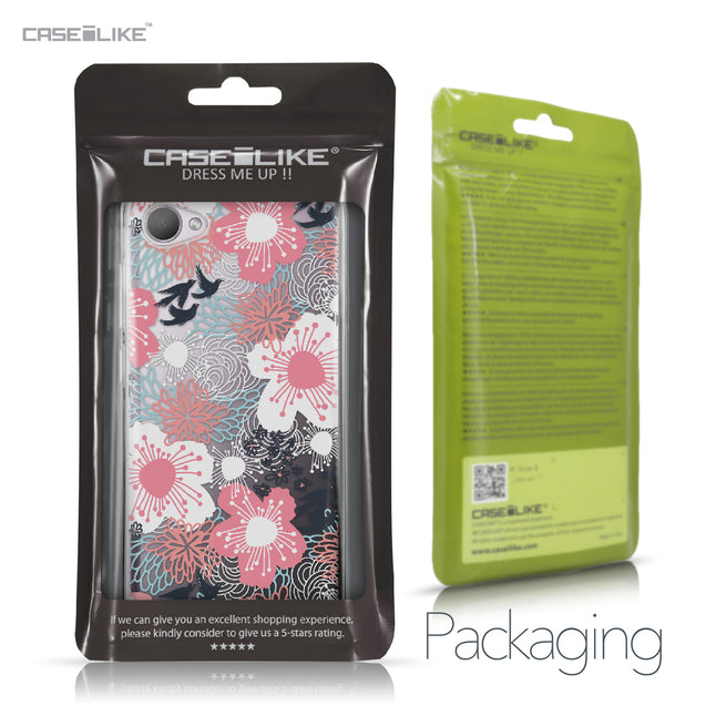 HTC Desire 12 case Japanese Floral 2255 Retail Packaging | CASEiLIKE.com