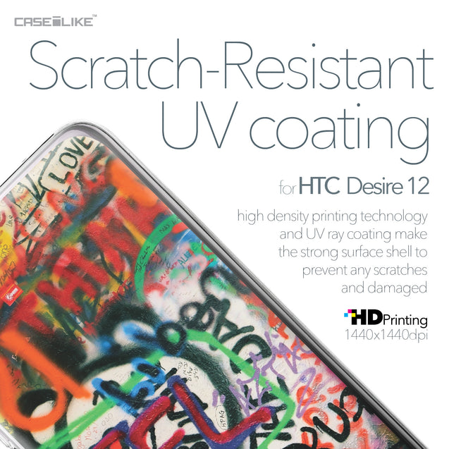 HTC Desire 12 case Graffiti 2721 with UV-Coating Scratch-Resistant Case | CASEiLIKE.com