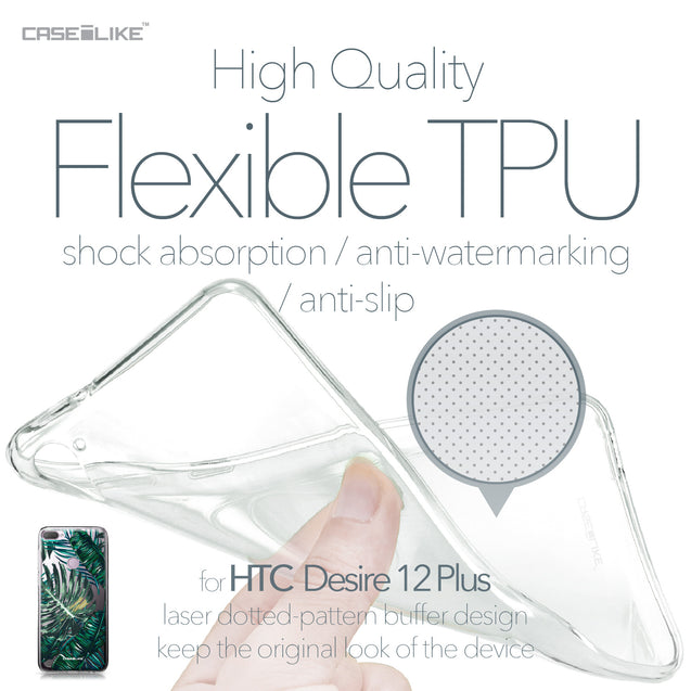 HTC Desire 12 Plus case Tropical Palm Tree 2238 Soft Gel Silicone Case | CASEiLIKE.com