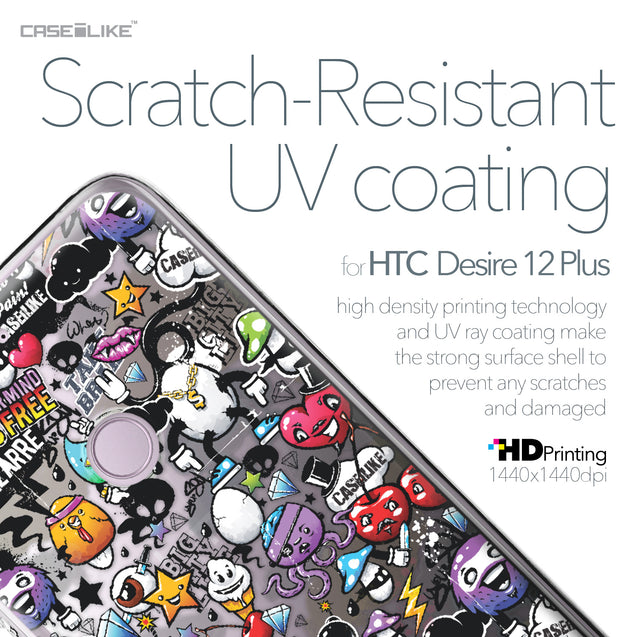 HTC Desire 12 Plus case Graffiti 2703 with UV-Coating Scratch-Resistant Case | CASEiLIKE.com