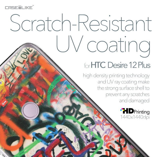 HTC Desire 12 Plus case Graffiti 2721 with UV-Coating Scratch-Resistant Case | CASEiLIKE.com