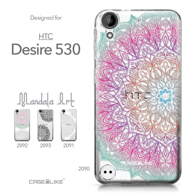 HTC Desire 530 case Mandala Art 2090 Collection | CASEiLIKE.com