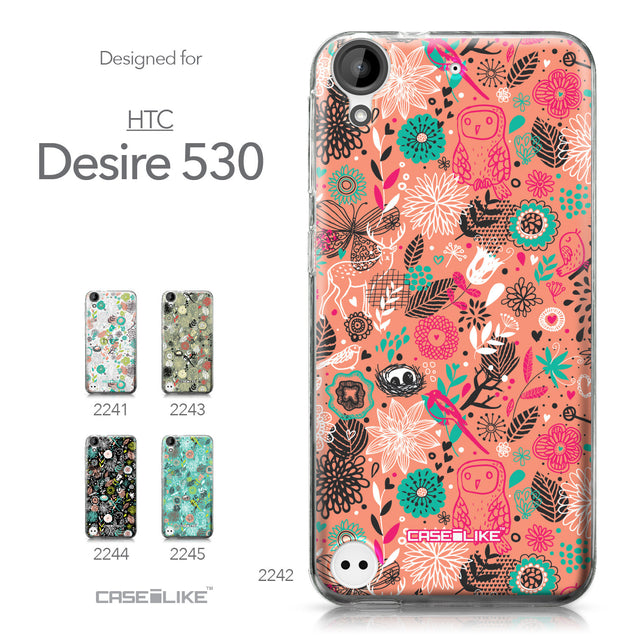 HTC Desire 530 case Spring Forest Pink 2242 Collection | CASEiLIKE.com