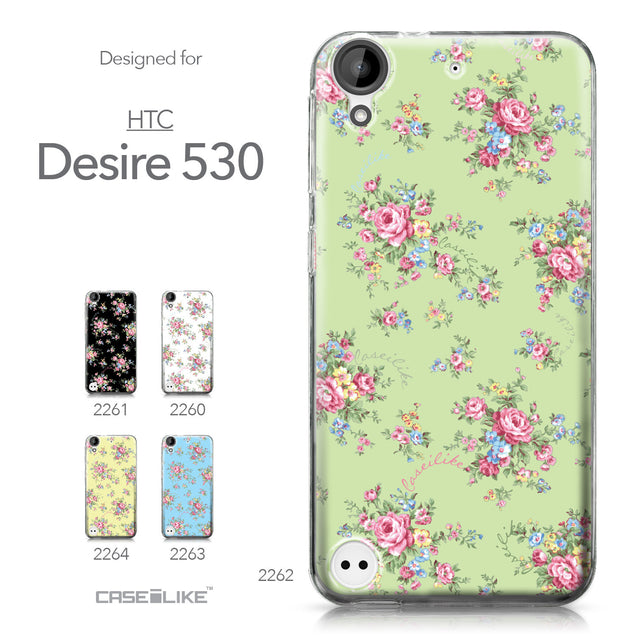 HTC Desire 530 case Floral Rose Classic 2262 Collection | CASEiLIKE.com