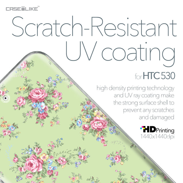 HTC Desire 530 case Floral Rose Classic 2262 with UV-Coating Scratch-Resistant Case | CASEiLIKE.com