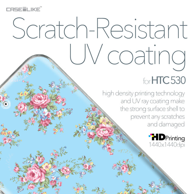 HTC Desire 530 case Floral Rose Classic 2263 with UV-Coating Scratch-Resistant Case | CASEiLIKE.com