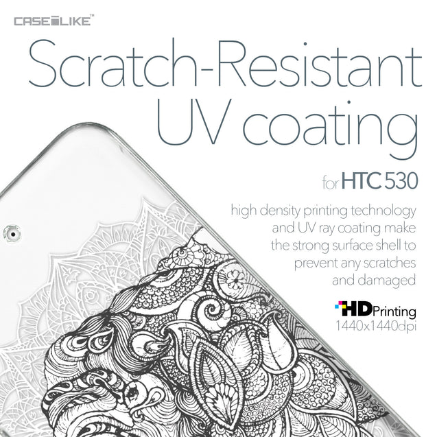 HTC Desire 530 case Mandala Art 2300 with UV-Coating Scratch-Resistant Case | CASEiLIKE.com