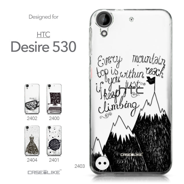 HTC Desire 530 case Quote 2403 Collection | CASEiLIKE.com