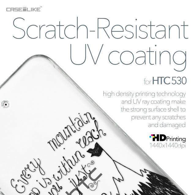 HTC Desire 530 case Quote 2403 with UV-Coating Scratch-Resistant Case | CASEiLIKE.com