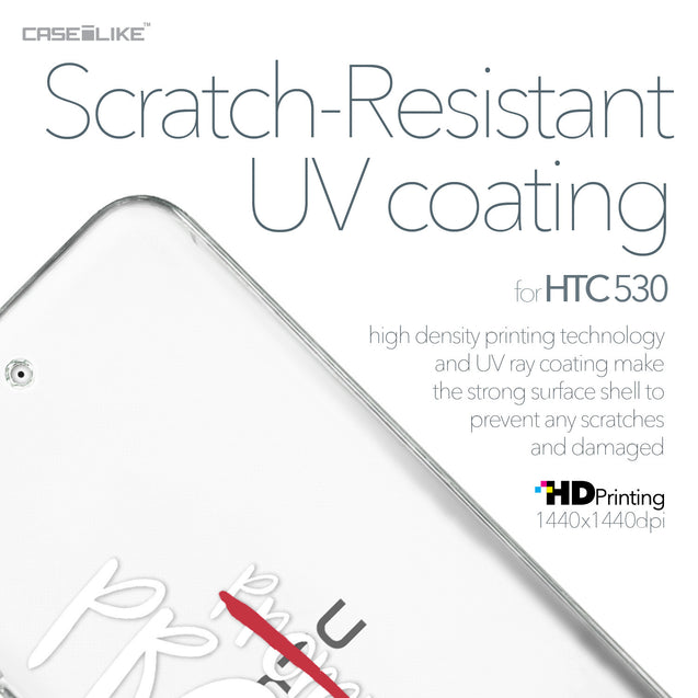 HTC Desire 530 case Quote 2409 with UV-Coating Scratch-Resistant Case | CASEiLIKE.com