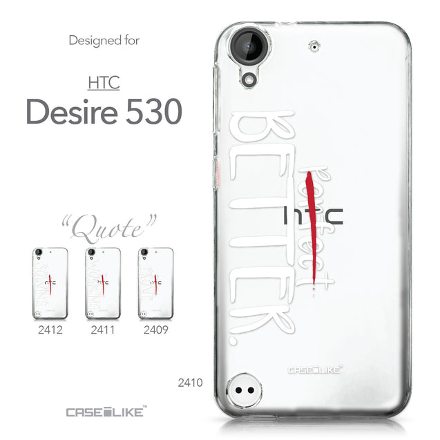 HTC Desire 530 case Quote 2410 Collection | CASEiLIKE.com