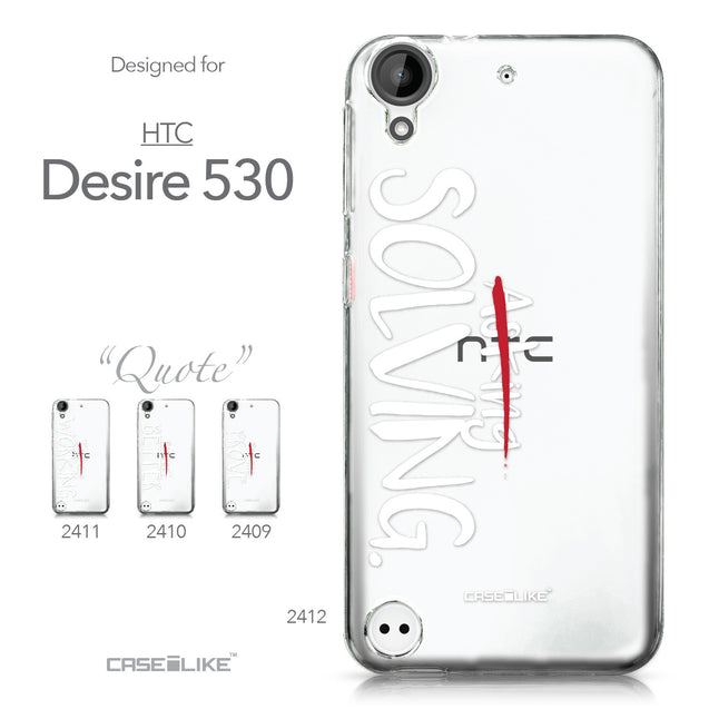 HTC Desire 530 case Quote 2412 Collection | CASEiLIKE.com
