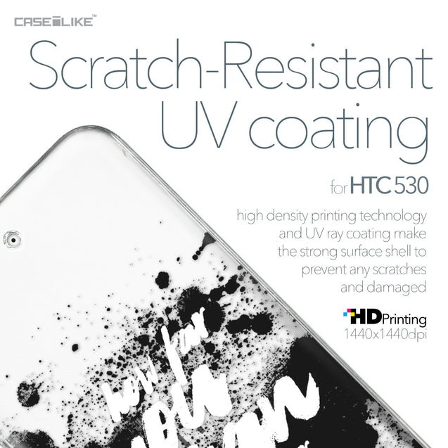 HTC Desire 530 case Quote 2413 with UV-Coating Scratch-Resistant Case | CASEiLIKE.com