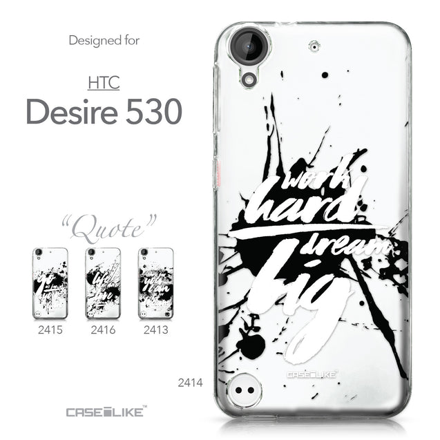 HTC Desire 530 case Quote 2414 Collection | CASEiLIKE.com