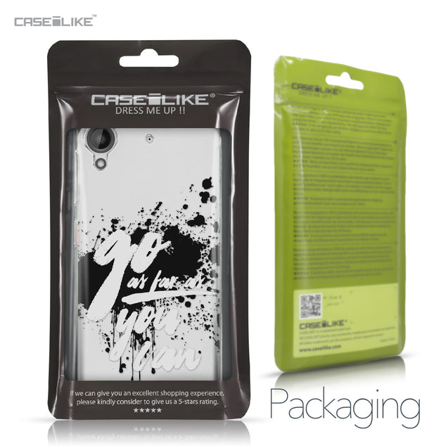 HTC Desire 530 case Quote 2415 Retail Packaging | CASEiLIKE.com