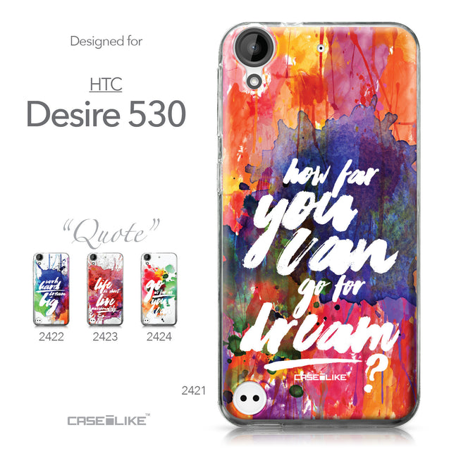HTC Desire 530 case Quote 2421 Collection | CASEiLIKE.com