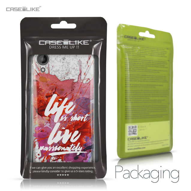HTC Desire 530 case Quote 2423 Retail Packaging | CASEiLIKE.com