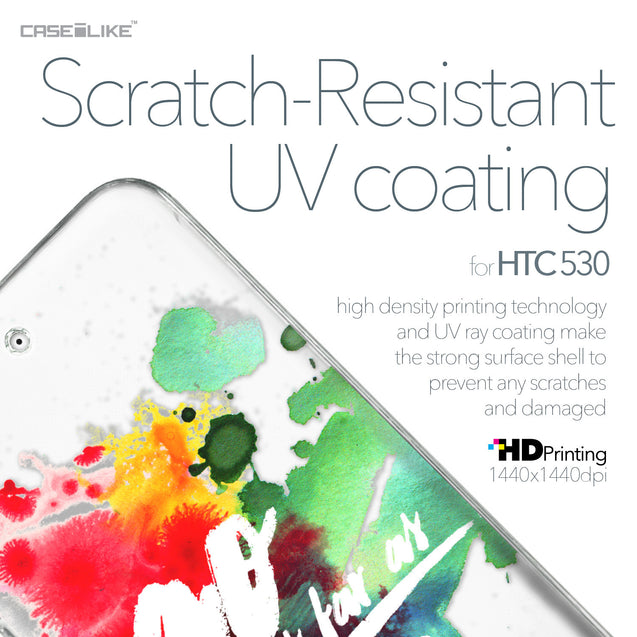 HTC Desire 530 case Quote 2424 with UV-Coating Scratch-Resistant Case | CASEiLIKE.com
