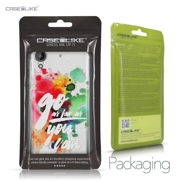 HTC Desire 530 case Quote 2424 Retail Packaging | CASEiLIKE.com