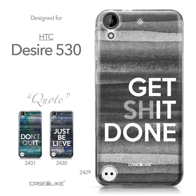 HTC Desire 530 case Quote 2429 Collection | CASEiLIKE.com