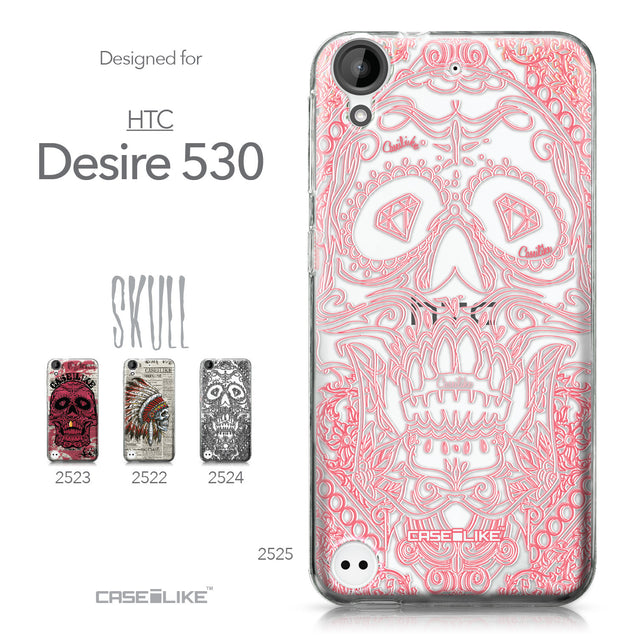 HTC Desire 530 case Art of Skull 2525 Collection | CASEiLIKE.com